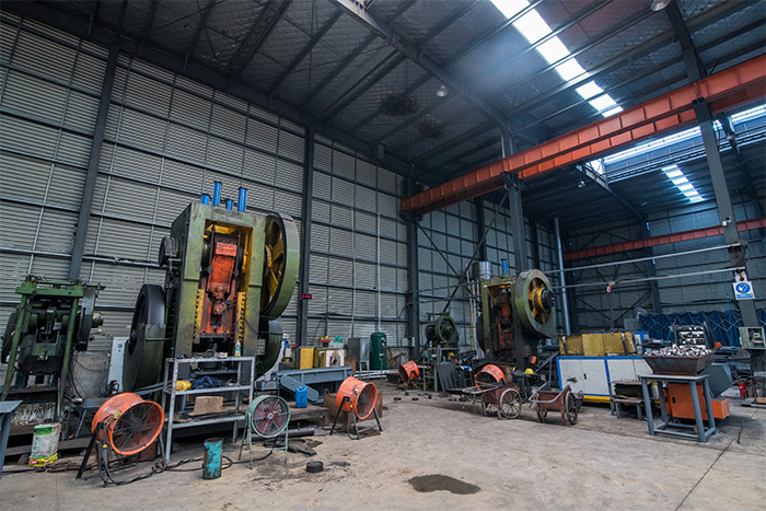 眉山网架配件-锥头加工车间